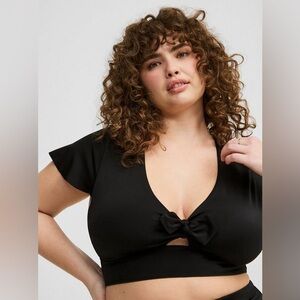 Torrid Classic Black Swim Top